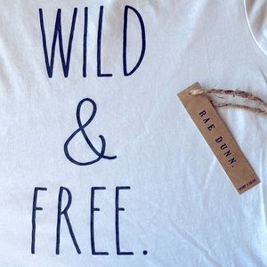 RAE DUNN NEW WITH TAGS Boy/Girl T-Shirt Size 7